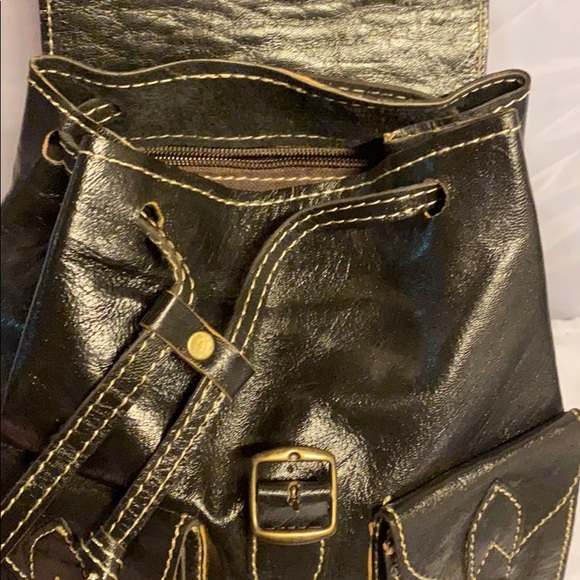 Moroccan Leather Backpack - Picture 8 of 15